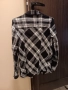 Дамска карирана черна риза, снимка 3