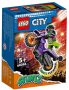 НОВО LEGO City - Stuntz, Каскадьорски мотоциклет (60296), снимка 1