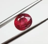 Рядък Ненагряван Сертифициран Рубин 3.18 карата от Уинза, Танзания – Истинско Съкровище! , снимка 3