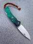 Сгъваем нож ръчно изработен + ПОДАРЪК кания, снимка 2