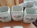 Стар български порцелан буркани, снимка 3