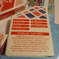 COPAG 310 Gaff  deck тесте  карти за трикове и фокуси, снимка 3 - Карти за игра - 41086071