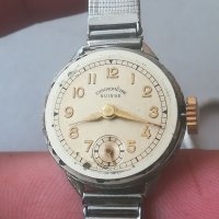 Дамски часовник Chronometre Suisse. DRGM - Germany. Vintage watch. Гривна. Механичен механизъм. , снимка 8 - Гривна - 40602025
