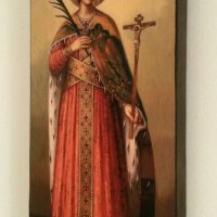 Икона на Света Екатерина icona Sveta Ekaterina, снимка 3 - Икони - 12652758