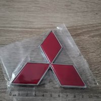 Червени емблеми лога Mitsubishi Мицубиши, снимка 1 - Аксесоари и консумативи - 35432676