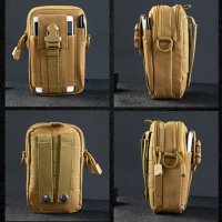 Тактическа чанта за колан DESERT, Пясъчно кафява, снимка 7 - Екипировка - 41515528