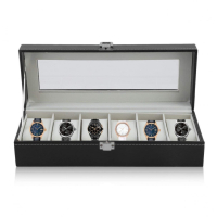 ( Класик ) кутия за часовници и гривни с 6 отделения, снимка 2 - Други стоки за дома - 44804368