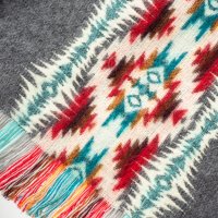 Автентичнo еквадорско унисекс вълнено пончо с индианец и вълк, различни цветове, снимка 8 - Блузи с дълъг ръкав и пуловери - 35847442