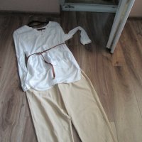 Дамски панталон лен, снимка 4 - Панталони - 41241708