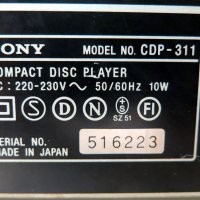 Sony CDP-311, снимка 8 - Други - 42427170