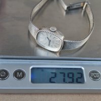 Дамски сребърен часовник ''Receda'' 17 камъка, снимка 10 - Дамски - 41470952