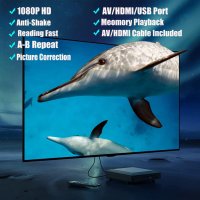 Ceihoit DVD плейър HDMI за телевизор, мини 1080P HD DVD CD/диск плейър с HDMI/AV изход, вклю. кабели, снимка 9 - Друга електроника - 40798826