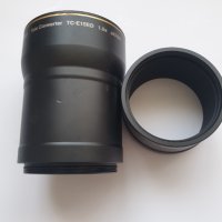 Обектив Nikon TC-E15ED 1.5x и адаптерен пръстен Nikon UR-E8, снимка 1 - Обективи и филтри - 40887008