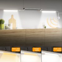 Кухненски LED светлини със сензори за движение 30см ултра тънки лампи , снимка 2 - Лед осветление - 41590603