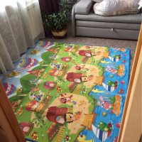 Топлоизолираща постелка за игра – килим двулицев, снимка 7 - Други - 42099532