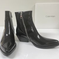 Calvin Klein Ariana Box Calf, снимка 3 - Дамски боти - 38677661