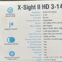 Нощен мерник ATN X-Sight II HD 3-14х, снимка 3 - Оборудване и аксесоари за оръжия - 44238596