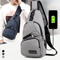Удобна многофункционална чанта/раница през рамо с USB, снимка 4 - Раници - 42197873
