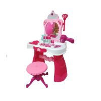  Детска тоалетка с огледало, столче, звук и светлина, 16 бр., снимка 1 - Музикални играчки - 44213155