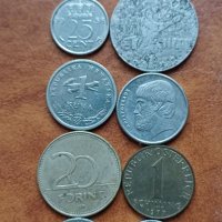10 различни чуждестанни монети., снимка 2 - Нумизматика и бонистика - 42028866