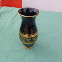 Стара керамична ваза , снимка 2 - Вази - 36290517