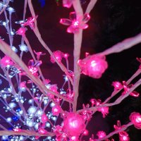 Коледно дръвче с цветя и рози, снимка 6 - Декорация за дома - 38914979