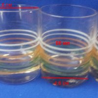 Ретро чашки за концентрат, цветни кантове 6 бр, снимка 2 - Колекции - 34807904