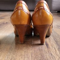 Обувки естествена кожа , снимка 4 - Дамски обувки на ток - 41121982