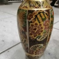 Три китайски рисувани порцеланови вази, ваза, кана, снимка 6 - Колекции - 35681790