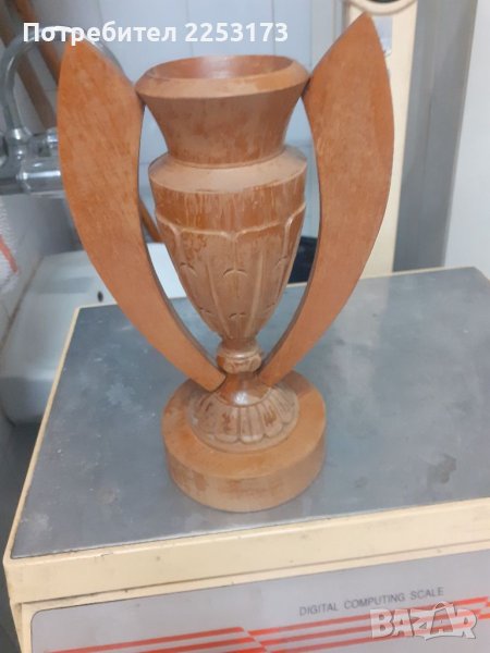 Дървена купа от соц.период, снимка 1