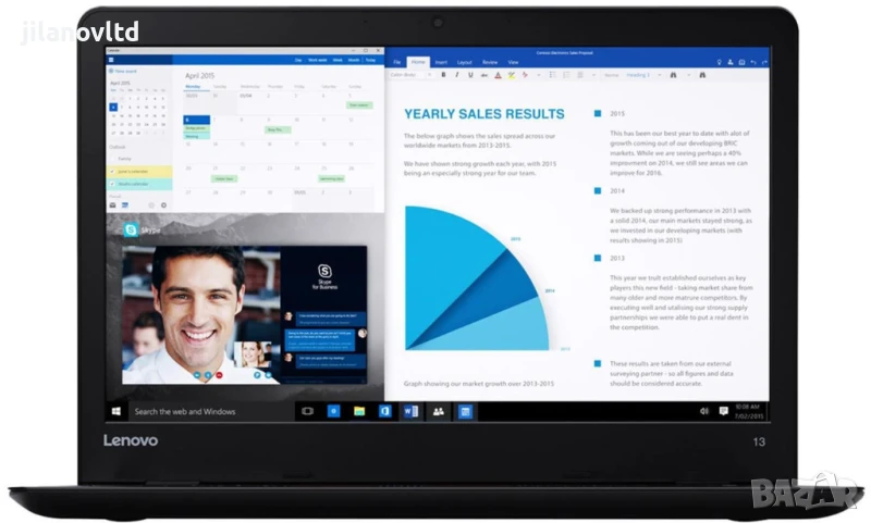 Лаптоп Lenovo ThinkPad 13 i5-7300U 8GB 256GB SSD 13.3" FHD ГАРАНЦИЯ, снимка 1