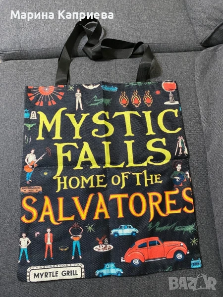 Торбичка от плат на “Дневниците на вампира”, снимка 1