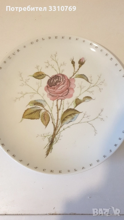 Красиви декоративни порцеланови стенни чинии. , снимка 1