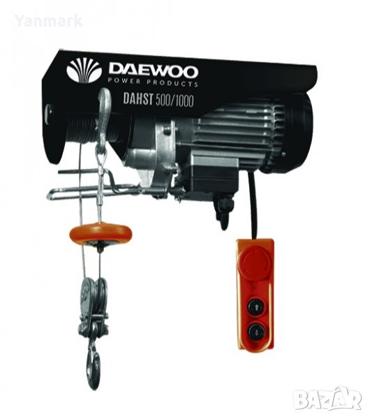 Електрически телфер Daewoo DAHST500/1000/ 1800 W, 12m/500 kg, 6m/1000 kg, снимка 1