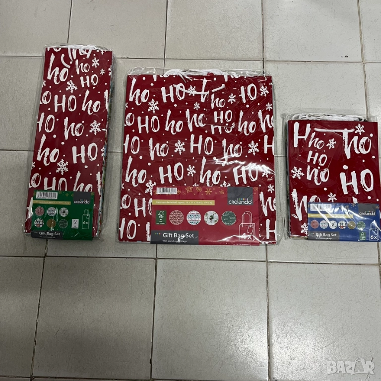 Коледни подаръчни чантички CRELANDO-КОМПЛЕКТИ, снимка 1