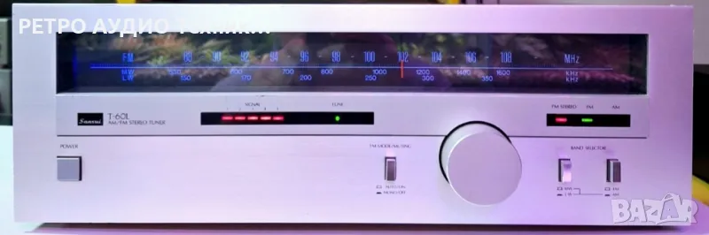 Винтидж Hifi стерео тунер Sansui, 
mod. T-60L

, снимка 1