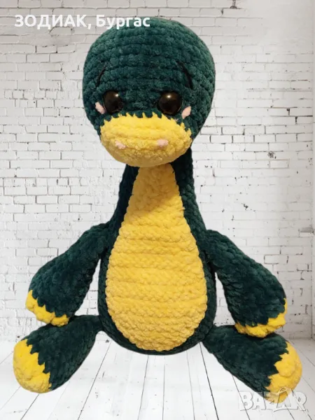 ДИНО ФЛИНСТОУН - Кукла Амигуруми от Галина Ангелова, снимка 1