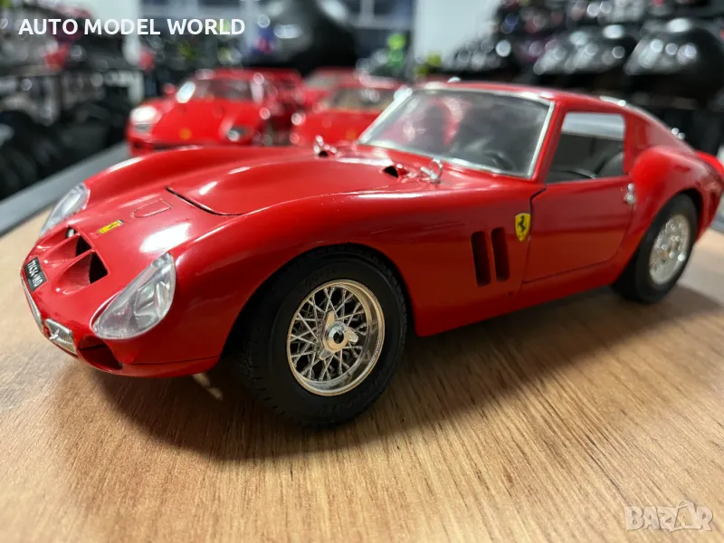 BBURAGO метална колекционерска количка FERARRI 250 GTO 1962г, снимка 1