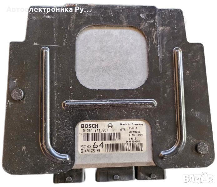 Компютър двигател за Peugeot 307 (03.2002 - 12.2009) 2.0 HDI 110, 107 к.с., № 0281011081 , снимка 1