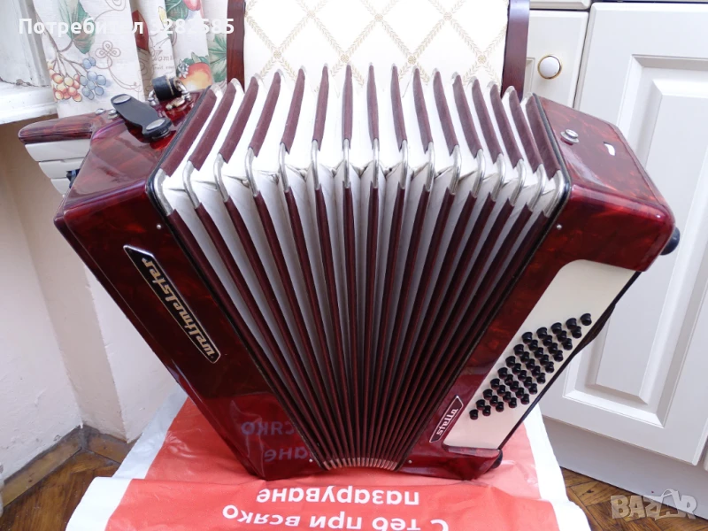 Акордеон Велтмайстер Стела 40 баса, снимка 1