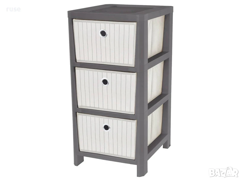 НОВИ! Пластмасов шкаф с колела 3 нива , снимка 1