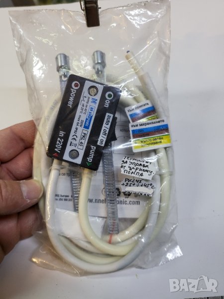 Термостат за управление на циркулационна помпа  включване на помпата на  45 градуса , изключване  - , снимка 1