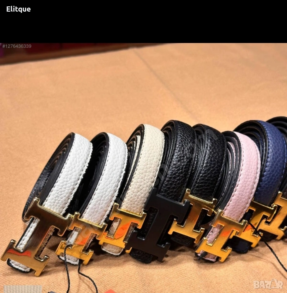 колани от естествена кожа в кутия hermes , снимка 1