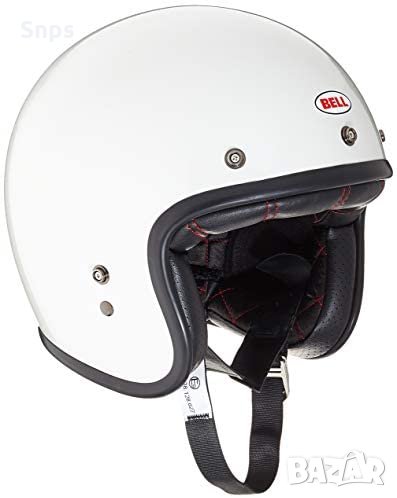 Каска за мотор Bell Helmets Custom 500 Vintage Solid white L, XL, снимка 1