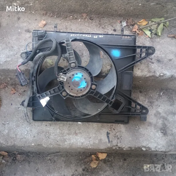 Вентилатор Воден Радиатор + Дифузьор За Фият Мултипла 1.6И 16В 2001г / Fiat Multipla 1.6I 16V 2001y, снимка 1