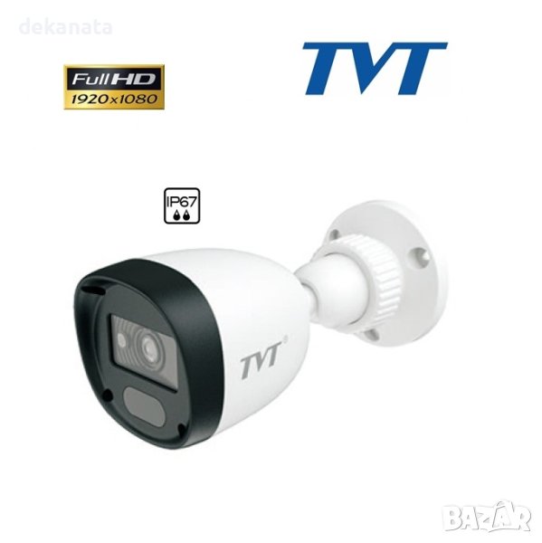 1080p FULL-HD - 2MP камера, 4в1 AHD HDCVI TVI CVBS, ясна картина и наситени реални цветове, снимка 1