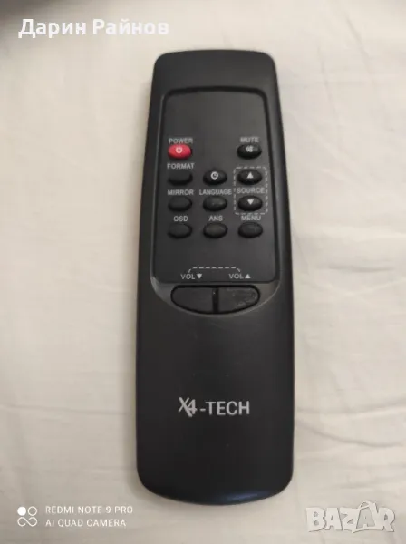  дистанционно за аудио усилвател X4 tech, снимка 1