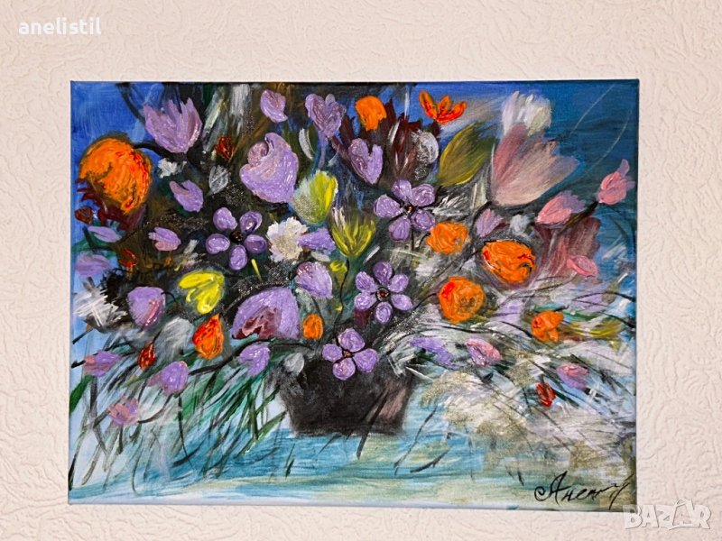 Картина 40/30  “Цветна магия “, снимка 1