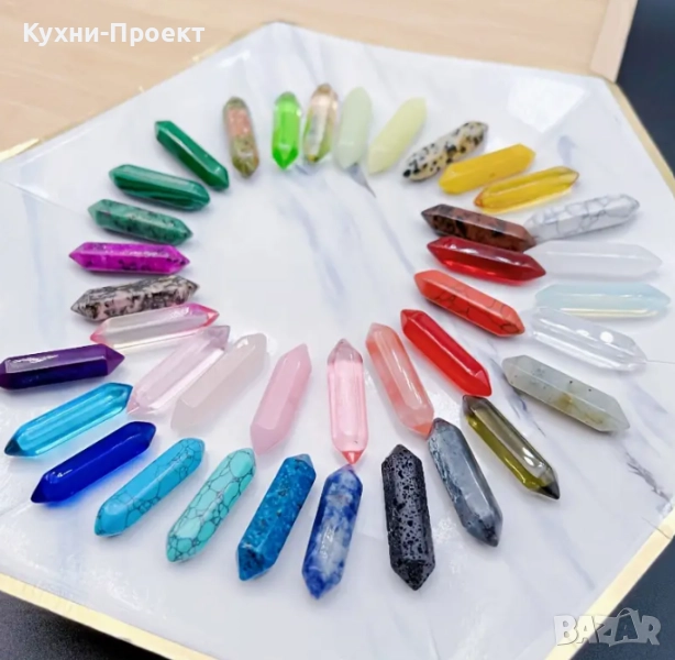 минерала минерали за висулки 50 броя, снимка 1