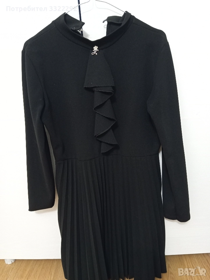 Дамска черна рокля , снимка 1